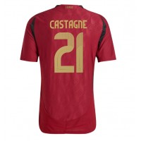 Maglie da calcio Belgio Timothy Castagne #21 Prima Maglia Europei 2024 Manica Corta